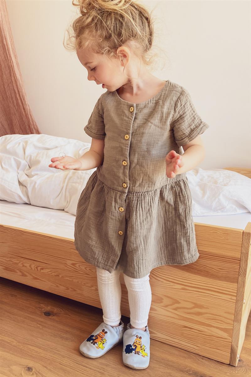 Kitaschuhe Maus, Elefant und Ente grau Kitaschuhe Maus, Elefant und Ente grau, Bekleidung, Ärmel, Person