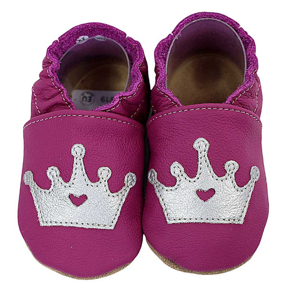 Krabbelschuhe Krone lila Lauflernschuhe Krone lila, Bekleidung, Schuhwerk, Schuh, Sneaker