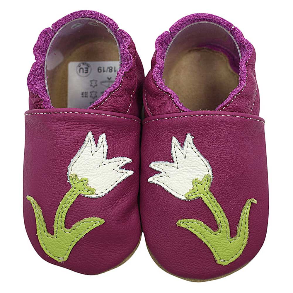 Krabbelschuhe Tulpe lila Lauflernschuhe Tulpe lila, Bekleidung, Schuhwerk, Schuh, Sneaker