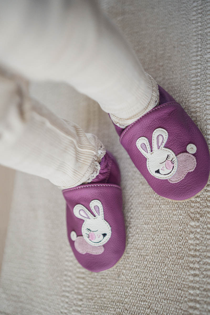 Lauflernschuhe Hase lila, Bekleidung, Schuhwerk, Schuh, Sneaker