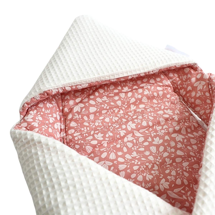 Einschlagdecke-waffelmuster-weiss-bluetentraum-altrosa-3.Resize.Bmp Einschlagdecke Waffelmuster weiß/Blütentraum altrosa
