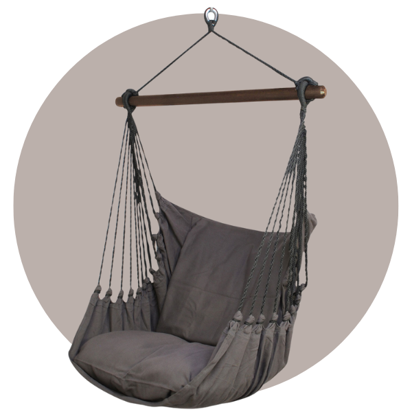 Artikelbild, Hängesessel, Kissen, anthrazit