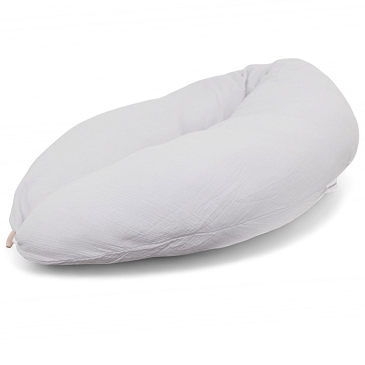 Stillkissen Musselin hellgrau Stillkissen-Set Musselin hellgrau, Kissen, Dekoration für Zuhause, Kopfstütze, Windel