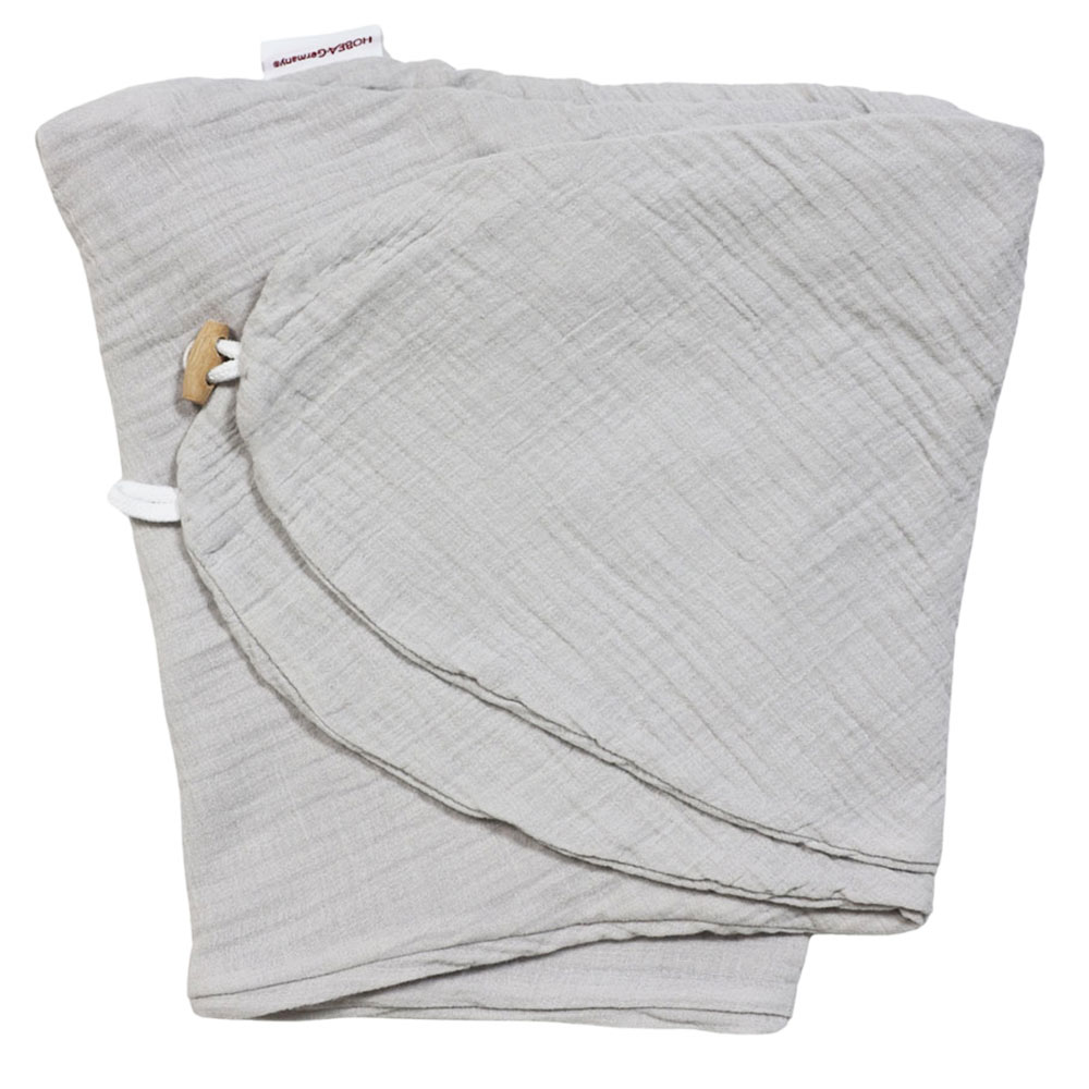 Bezug für Stillkissen Musselin hellgrau, Dekoration für Zuhause, Leinen, Kissen, Decke